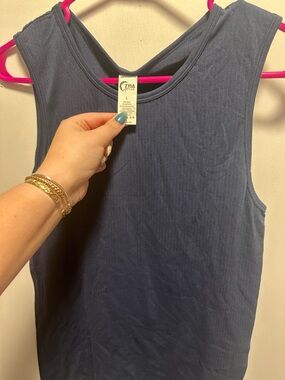 Women's Tank Top in Navy Blue